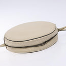 BOTTEGA VENETA Shoulder Bag Leather Beige Gold Auth 137511-6