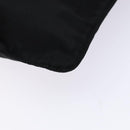 PRADA Shoulder Bag Nylon Black Silver Auth 137512-12