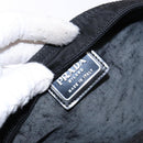 PRADA Shoulder Bag Nylon Black Silver Auth 137512-16