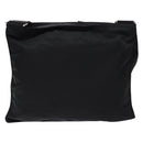 PRADA Shoulder Bag Nylon Black Silver Auth 137512-3