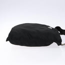 PRADA Shoulder Bag Nylon Black Silver Auth 137512-4