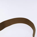 PRADA Shoulder Bag Nylon Brown Silver Auth 137514-14