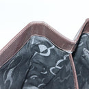 Salvatore Ferragamo Gancini Hand Bag Leather Black Gold Auth 137516-22