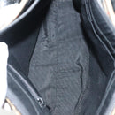 BURBERRY Nova Check Hand Bag Canvas Leather Beige Gold Auth 137517-16