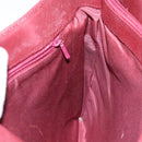 BURBERRY Nova Check Hand Bag Canvas Beige Gold Auth 137524-16