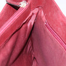 BURBERRY Nova Check Hand Bag Canvas Beige Gold Auth 137524-17