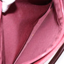 BURBERRY Nova Check Hand Bag Canvas Beige Gold Auth 137524-19