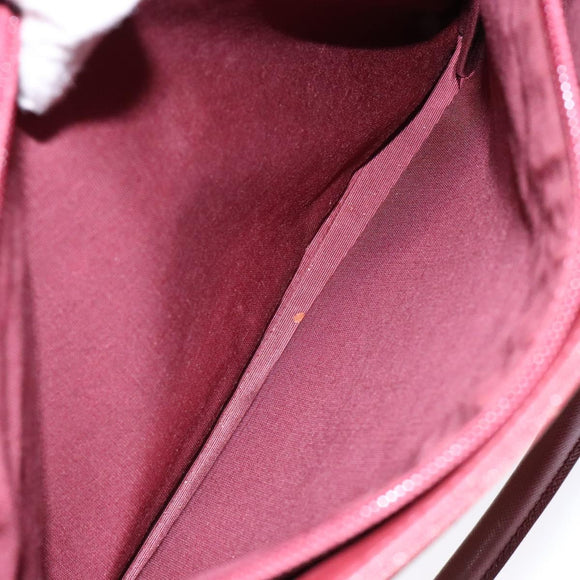 BURBERRY Nova Check Hand Bag Canvas Beige Gold Auth 137524