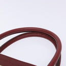 BURBERRY Nova Check Hand Bag Canvas Beige Gold Auth 137524-8