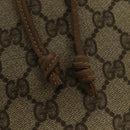 GUCCI GG Supreme Web Sherry Line Shoulder Bag PVC Beige 14 02 034 Auth 137535-10