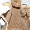 GUCCI GG Supreme Web Sherry Line Shoulder Bag PVC Beige 14 02 034 Auth 137535-20