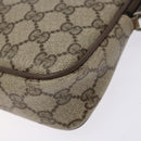 GUCCI GG Supreme Shoulder Bag PVC Beige Gold 114291 Auth 137544-10