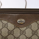 GUCCI GG Supreme Shoulder Bag PVC Beige Gold 114291 Auth 137544-14