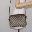 GUCCI GG Supreme Shoulder Bag PVC Beige Gold 114291 Auth 137544-21