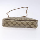 GUCCI GG Supreme Shoulder Bag PVC Beige Gold 114291 Auth 137544-9