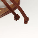 MCM Logogram Vicetos Shoulder Bag PVC Leather Brown Gold Auth 137547-15