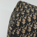 Christian Dior Trotter Canvas Hand Bag Navy Silver Auth 137549-10