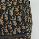 Christian Dior Trotter Canvas Hand Bag Navy Silver Auth 137549-11