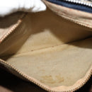 Christian Dior Trotter Canvas Hand Bag Navy Silver Auth 137549-17