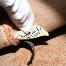 Christian Dior Trotter Canvas Hand Bag Navy Silver Auth 137549-18