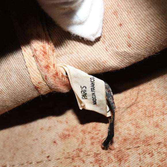 Christian Dior Trotter Canvas Hand Bag Navy Silver Auth 137549