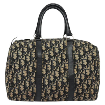 Christian Dior Trotter Canvas Hand Bag Navy Silver Auth 137549 - 0