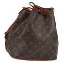 LOUIS VUITTON Monogram Petit Noe Shoulder Bag M42226 LV Auth 137554-1