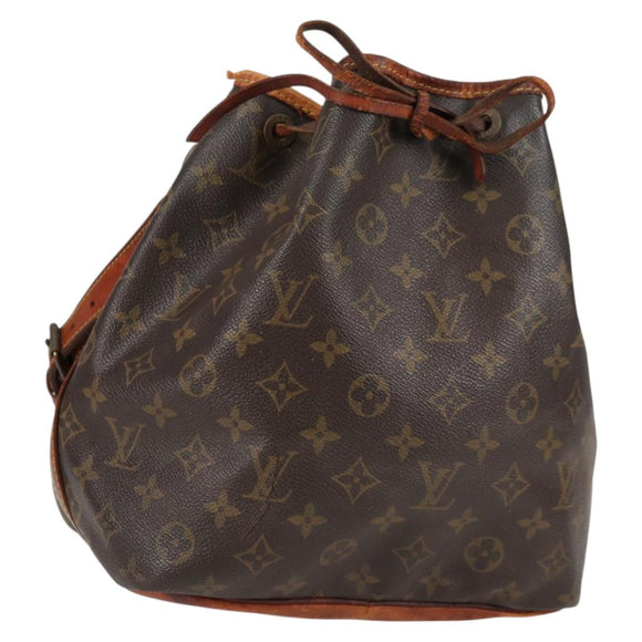 LOUIS VUITTON Monogram Petit Noe Shoulder Bag M42226 LV Auth 137554