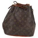 LOUIS VUITTON Monogram Petit Noe Shoulder Bag M42226 LV Auth 137554-13