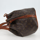 LOUIS VUITTON Monogram Petit Noe Shoulder Bag M42226 LV Auth 137554-3