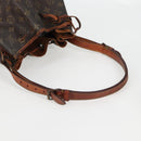 LOUIS VUITTON Monogram Petit Noe Shoulder Bag M42226 LV Auth 137554-7