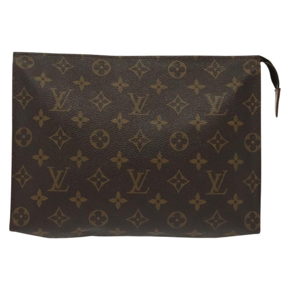 LOUIS VUITTON Monogram Posh Toilette 26 Pouch M47542 LV Auth 137555