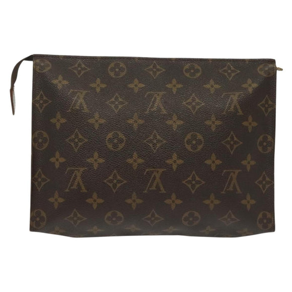 LOUIS VUITTON Monogram Posh Toilette 26 Pouch M47542 LV Auth 137555