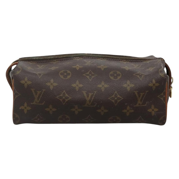 LOUIS VUITTON Monogram Trousse Patte Pression Cosmetic Pouch M47636 Auth 137557