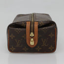 LOUIS VUITTON Monogram Trousse Patte Pression Cosmetic Pouch M47636 Auth 137557-3