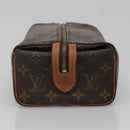 LOUIS VUITTON Monogram Trousse Patte Pression Cosmetic Pouch M47636 Auth 137557-4