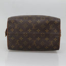 LOUIS VUITTON Monogram Trousse Patte Pression Cosmetic Pouch M47636 Auth 137557-6