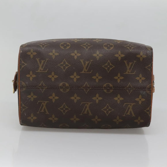 LOUIS VUITTON Monogram Trousse Patte Pression Cosmetic Pouch M47636 Auth 137557