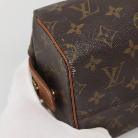 LOUIS VUITTON Monogram Trousse Patte Pression Cosmetic Pouch M47636 Auth 137557