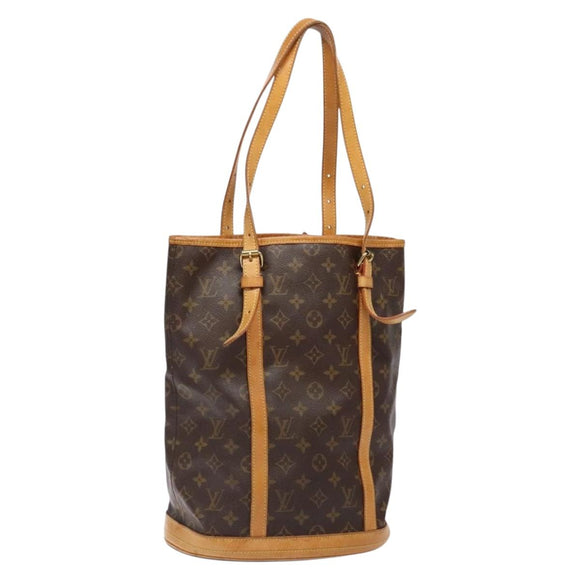 LOUIS VUITTON Monogram Bucket GM Shoulder Bag M42236 LV Auth 137558