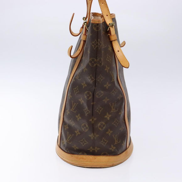 LOUIS VUITTON Monogram Bucket GM Shoulder Bag M42236 LV Auth 137558