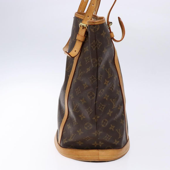 LOUIS VUITTON Monogram Bucket GM Shoulder Bag M42236 LV Auth 137558