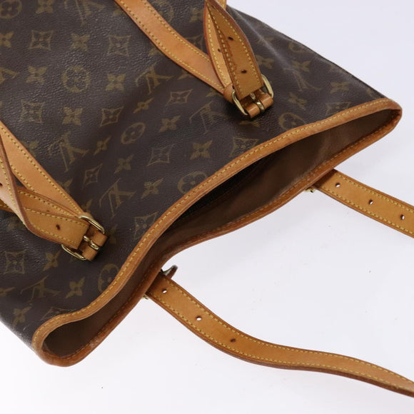 LOUIS VUITTON Monogram Bucket GM Shoulder Bag M42236 LV Auth 137558