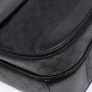 GUCCI Micro GG Supreme Shoulder Bag PVC Black Gold 001 14 0925 Auth 137566-11