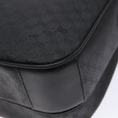 GUCCI Micro GG Supreme Shoulder Bag PVC Black Gold 001 14 0925 Auth 137566-12