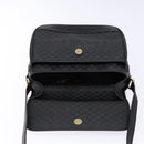 GUCCI Micro GG Supreme Shoulder Bag PVC Black Gold 001 14 0925 Auth 137566-15