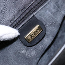GUCCI Micro GG Supreme Shoulder Bag PVC Black Gold 001 14 0925 Auth 137566-16