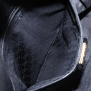 GUCCI Micro GG Supreme Shoulder Bag PVC Black Gold 001 14 0925 Auth 137566-20