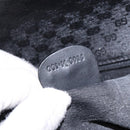 GUCCI Micro GG Supreme Shoulder Bag PVC Black Gold 001 14 0925 Auth 137566-22