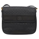 GUCCI Micro GG Supreme Shoulder Bag PVC Black Gold 001 14 0925 Auth 137566-2
